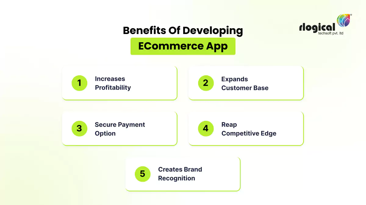 benefits of developing ecommerce application