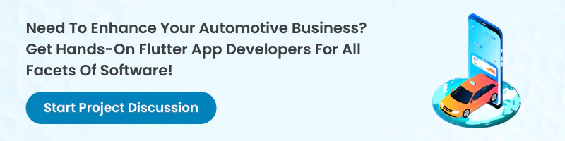 automotive app development using flutter